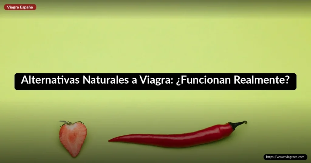 Alternativas Naturales a Viagra: ¿Funcionan Realmente?