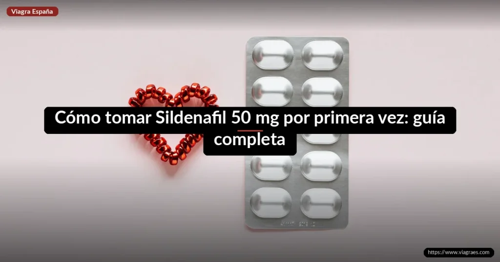 Cómo tomar Sildenafil 50 mg por primera vez: guía completa