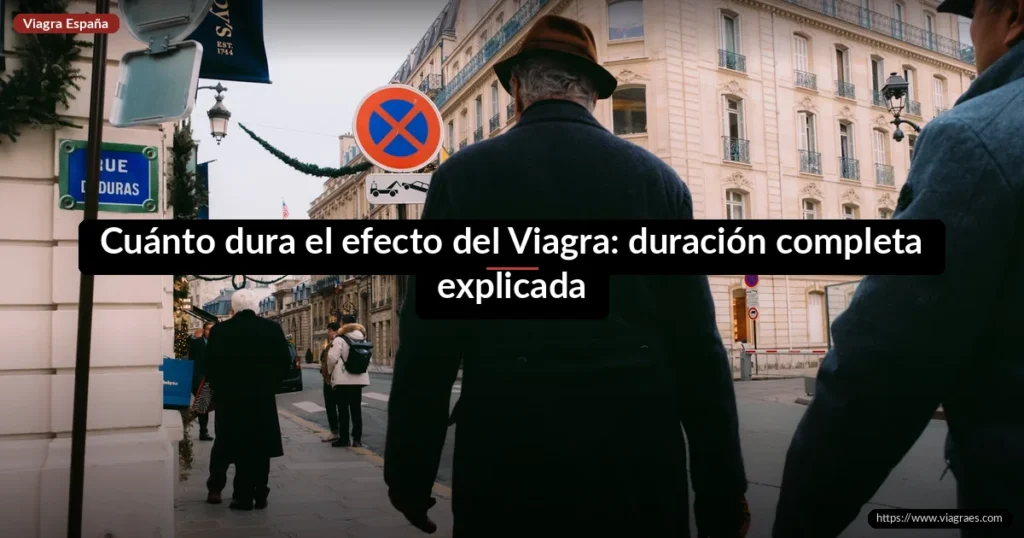Cuánto dura el efecto del Viagra: duración completa explicada