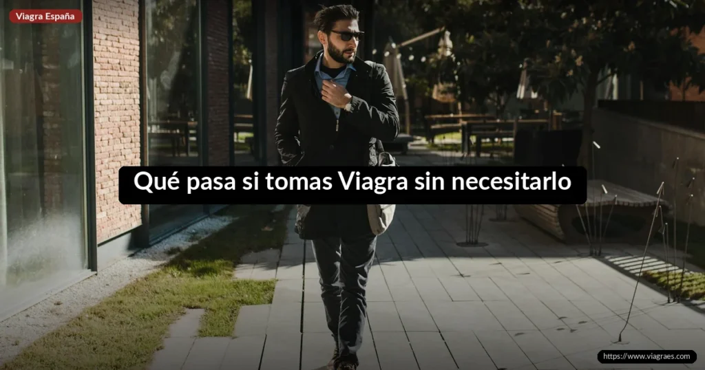 Qué pasa si tomas Viagra sin necesitarlo