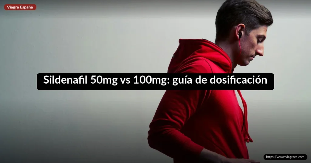 Sildenafil 50mg vs 100mg: guía de dosificación