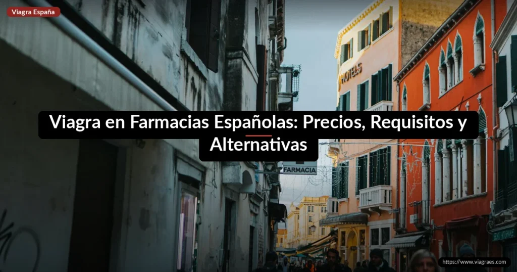 Viagra en Farmacias Españolas: Precios, Requisitos y Alternativas