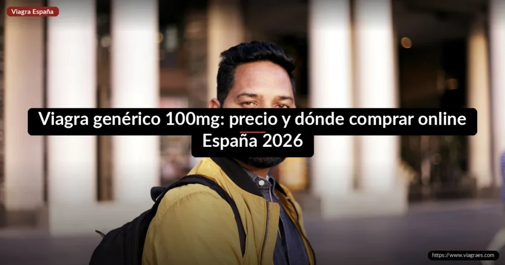 Viagra genérico 100mg: precio y dónde comprar online España 2026