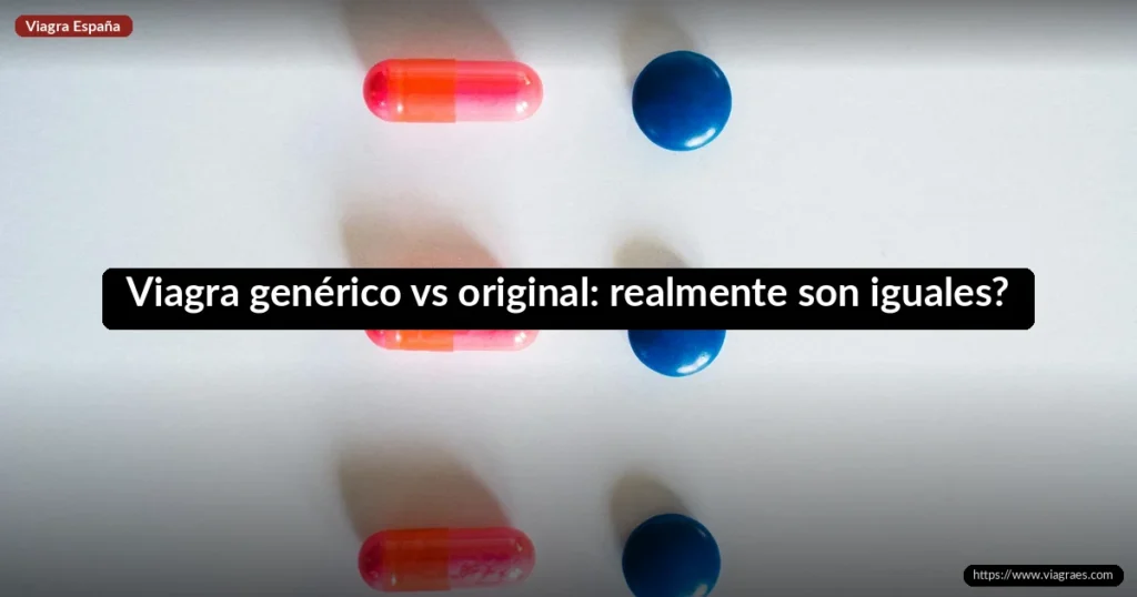 Viagra genérico vs original: realmente son iguales?