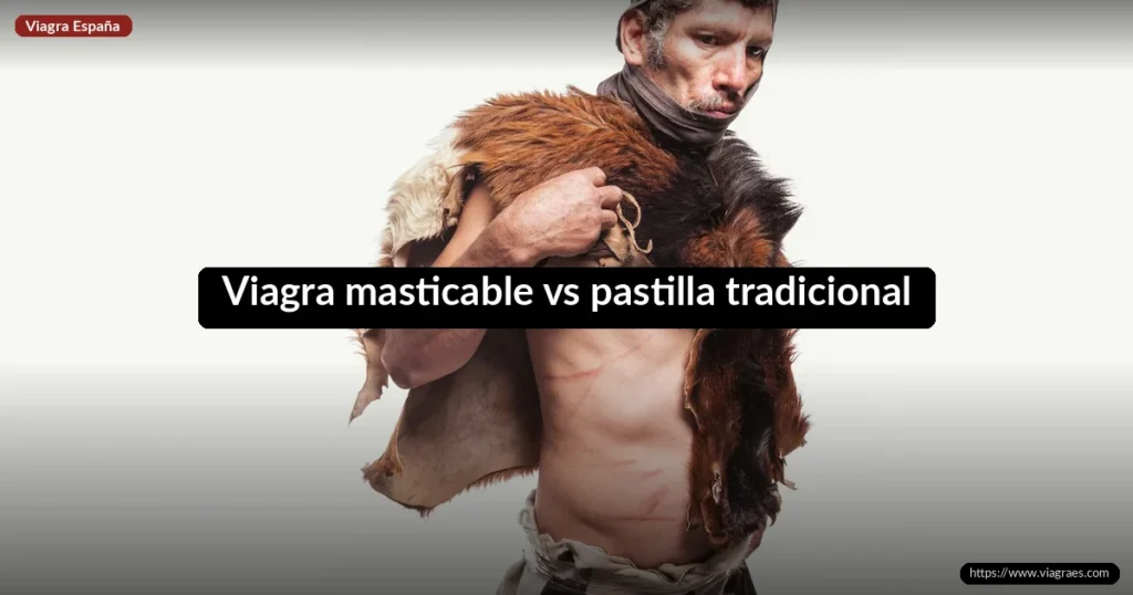 Viagra masticable vs pastilla tradicional