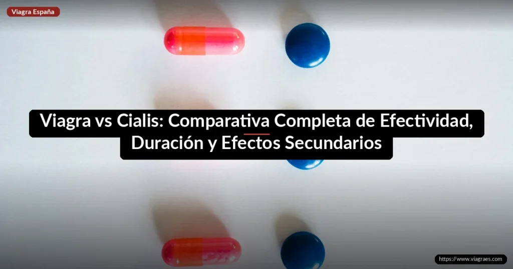 Viagra vs Cialis: Comparativa Completa de Efectividad, Duración y Efectos Secundarios