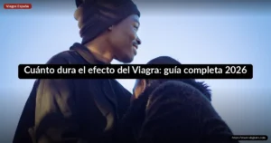 Cuánto dura el efecto del Viagra: guía completa 2026