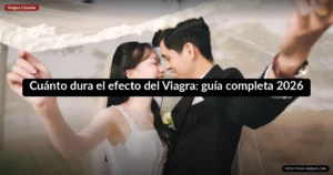 Cuánto dura el efecto del Viagra: guía completa 2026