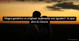 Viagra genérico vs original: realmente son iguales?: lo que dice la ciencia